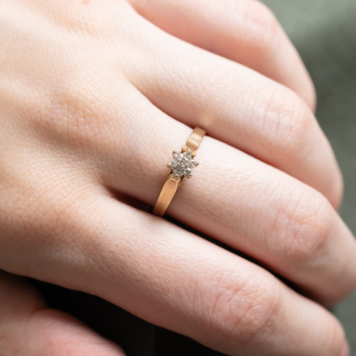 Cluster Diamond Ring | 0.05ctw | SZ 6.75