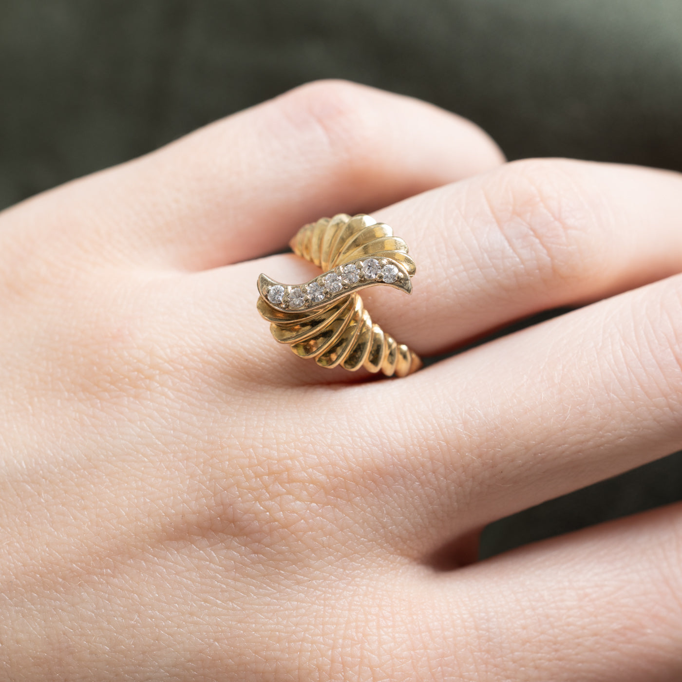 Diamond Accent Cocktail Ring | 0.13ctw | SZ 5.25