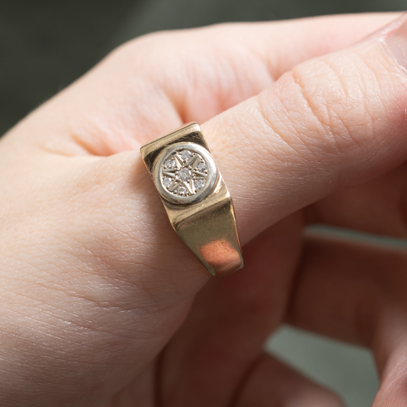 Diamond Cocktail Ring | 0.07ctw | SZ 10.5