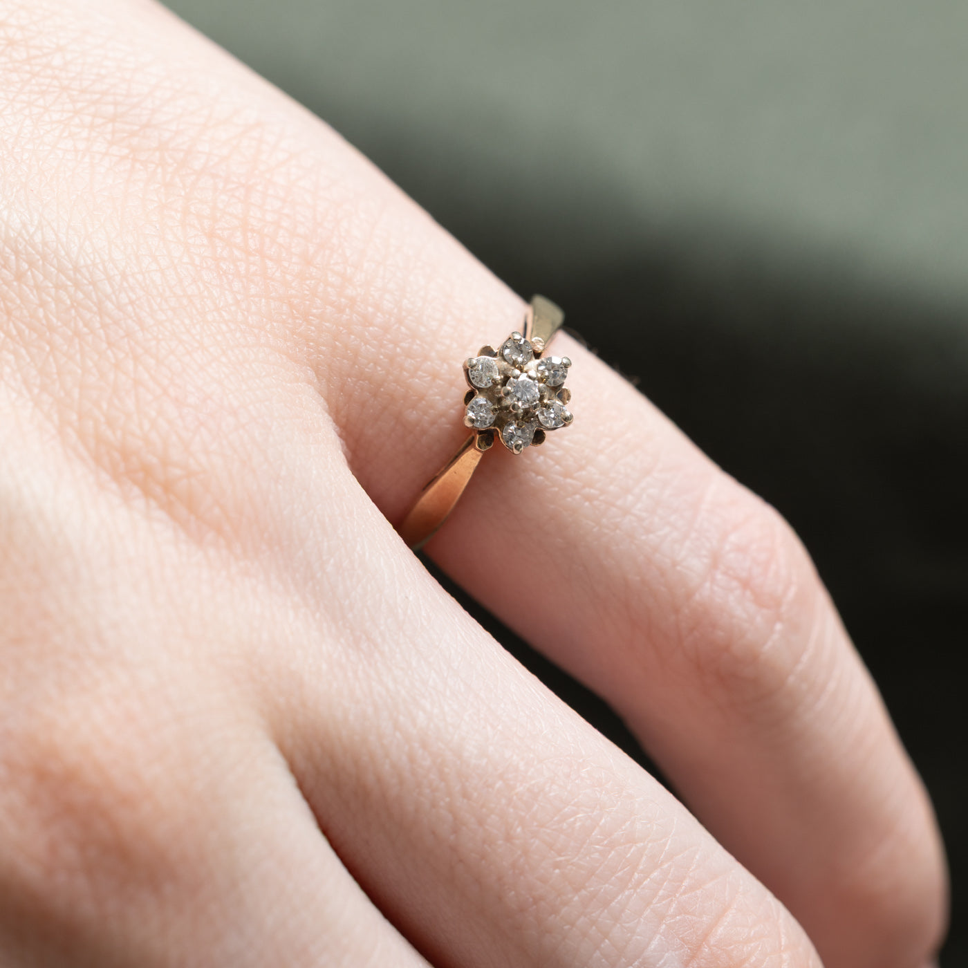 Cluster Diamond Ring | 0.075ctw | SZ 3.75