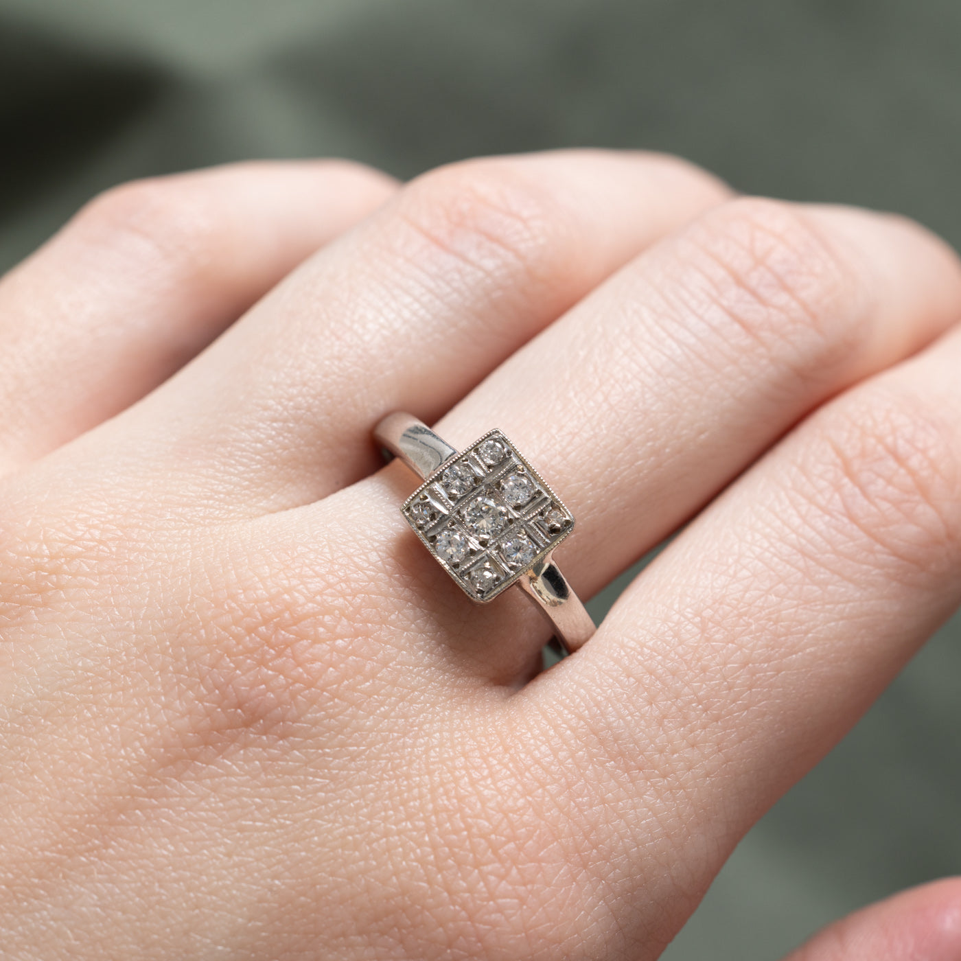Grid Diamond Ring | 0.30ctw | SZ 9