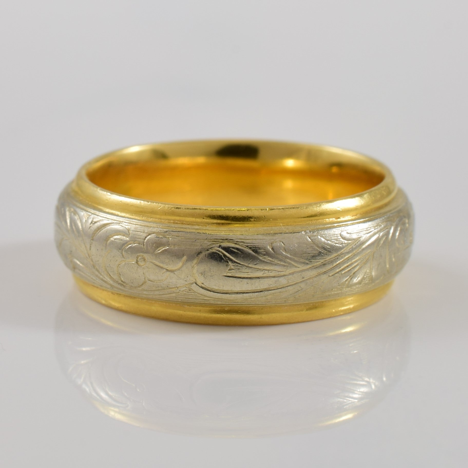 18k Two Tone Ring | SZ 5.25 |