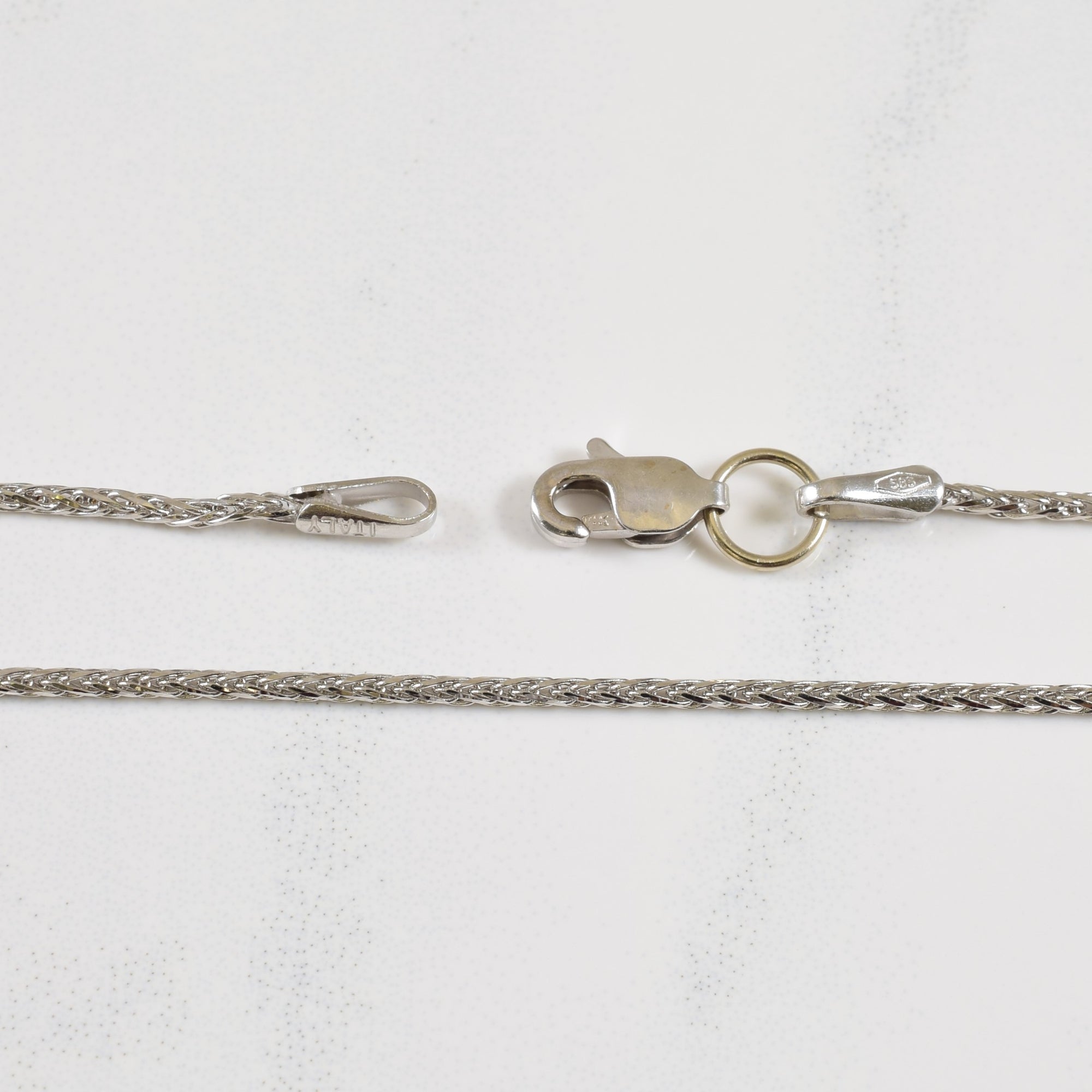 White gold snake chain 20 inch Clearance