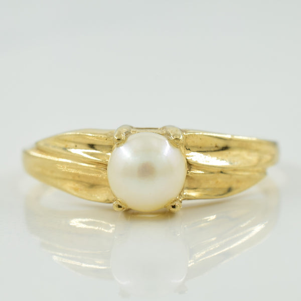 Cultured Pearl Ring | 1.00ct | SZ 7 |