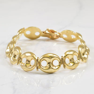 14k Yellow Gold Bracelet | 7
