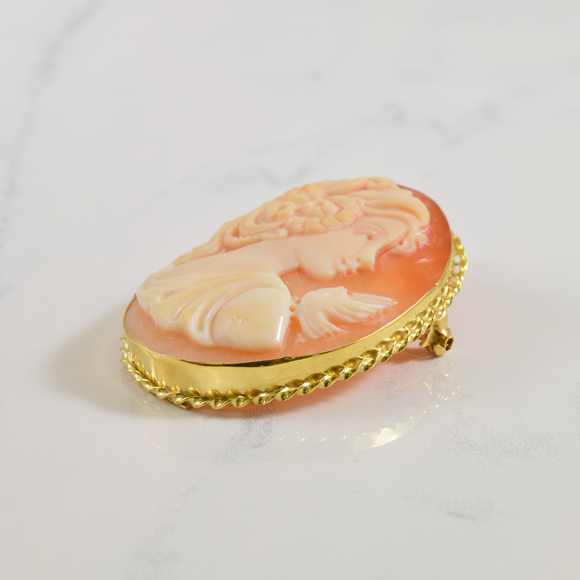 Cameo Shell Brooch/Pendant | 20.00ct |