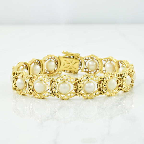 Cultured Pearl Bracelet | 28.00ctw | 8.25