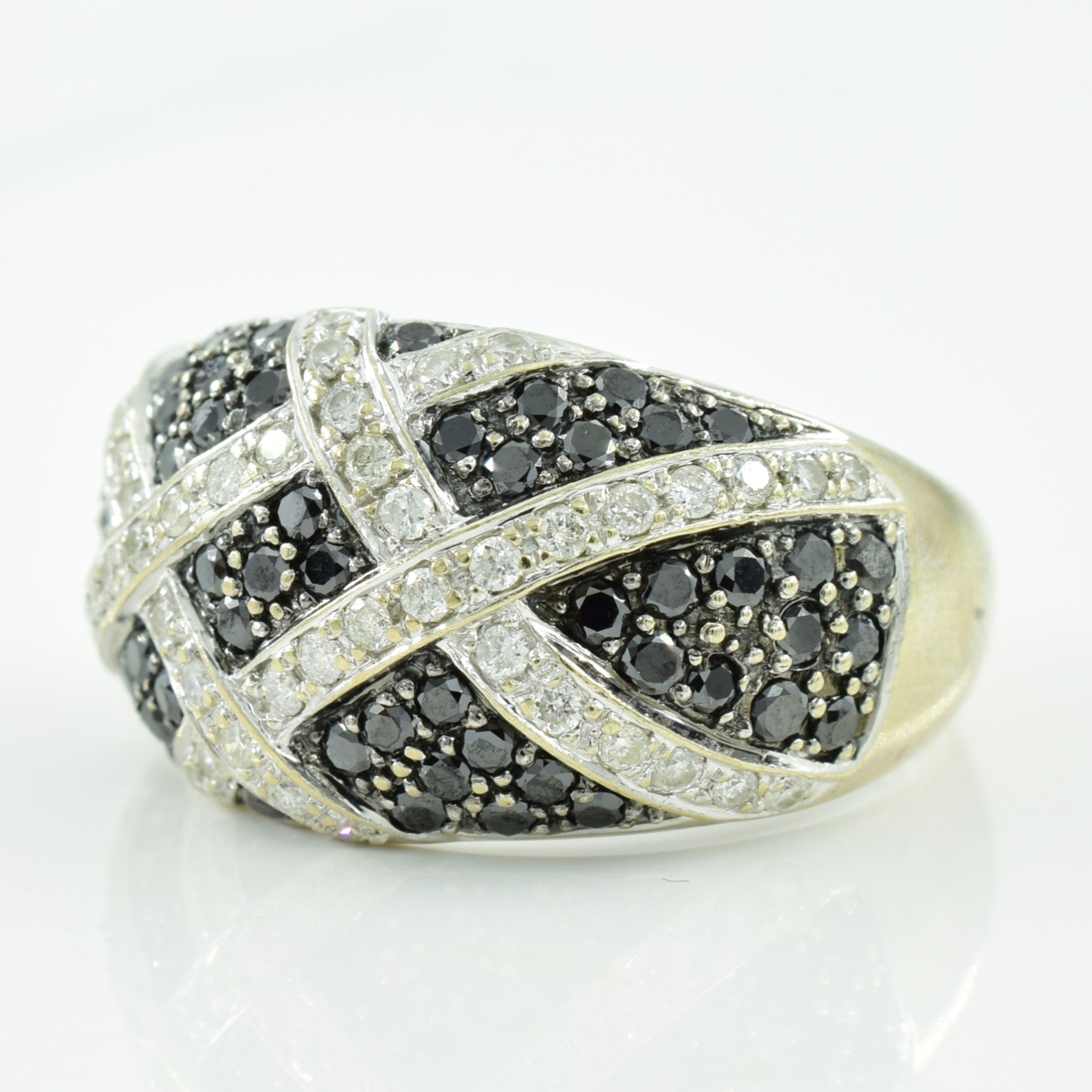 Natural & Black Diamond Ring | 1.02ctw | SZ 7 |