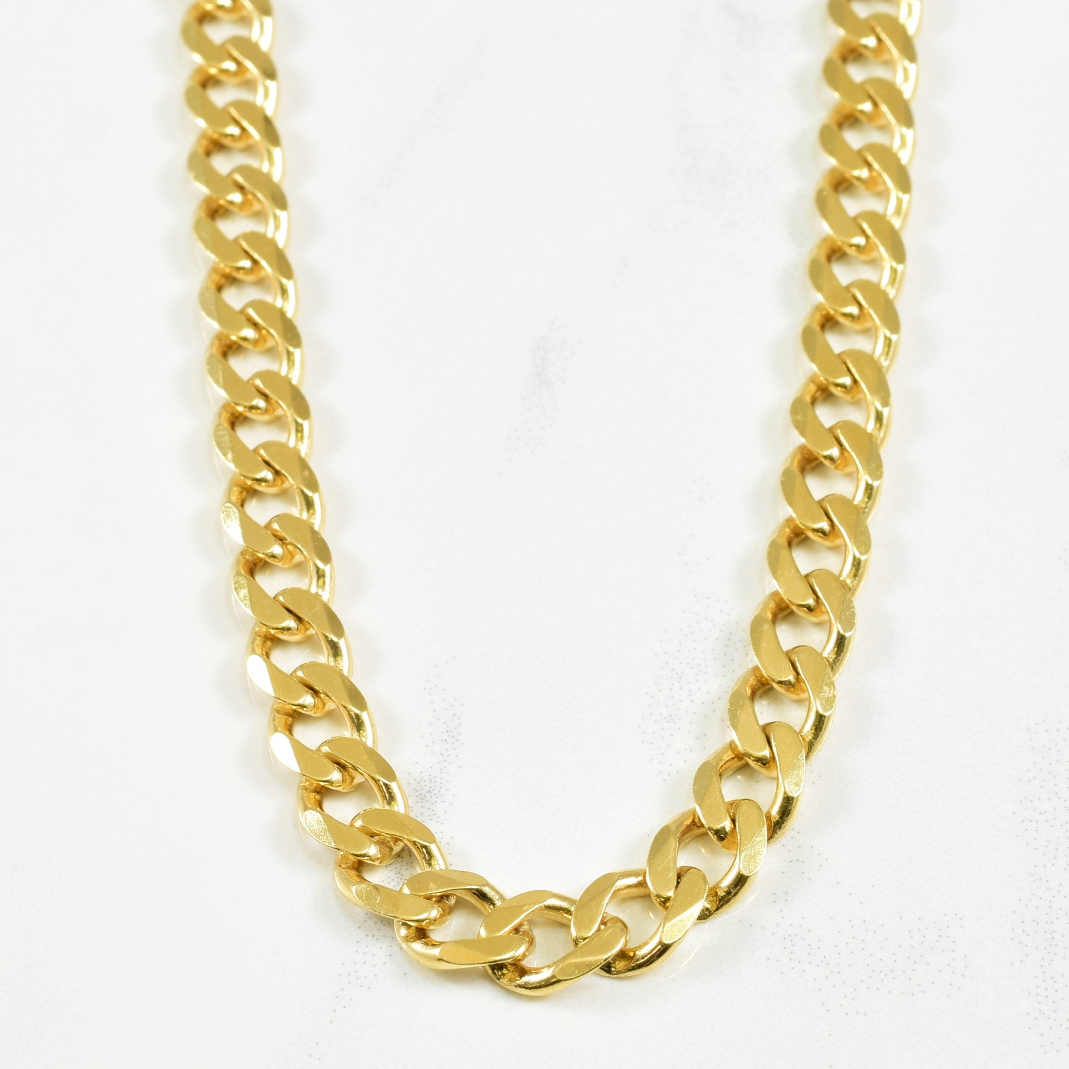 18k Yellow Gold Cuban Link Chain | 22.50" |