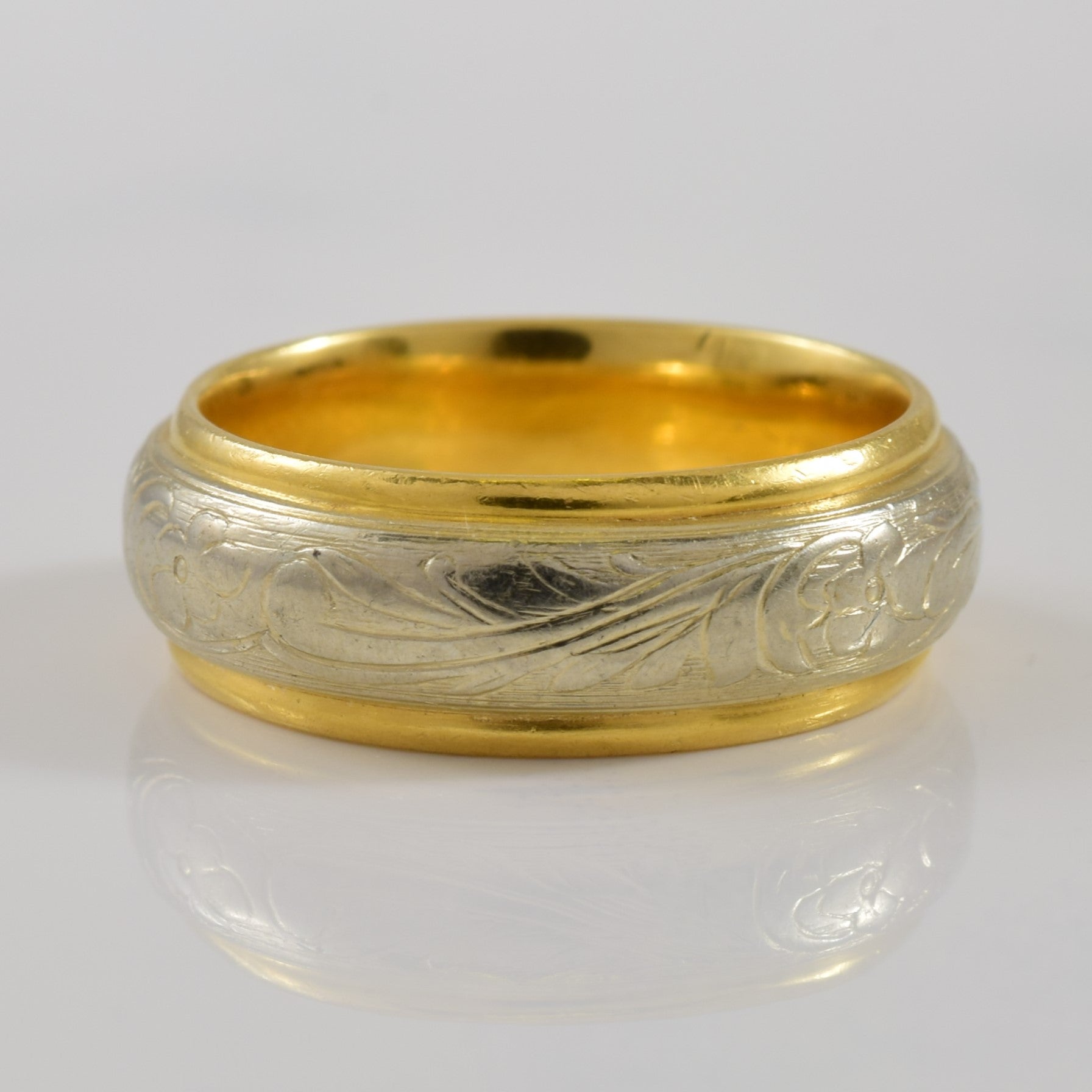 18k Two Tone Ring | SZ 5.25 |