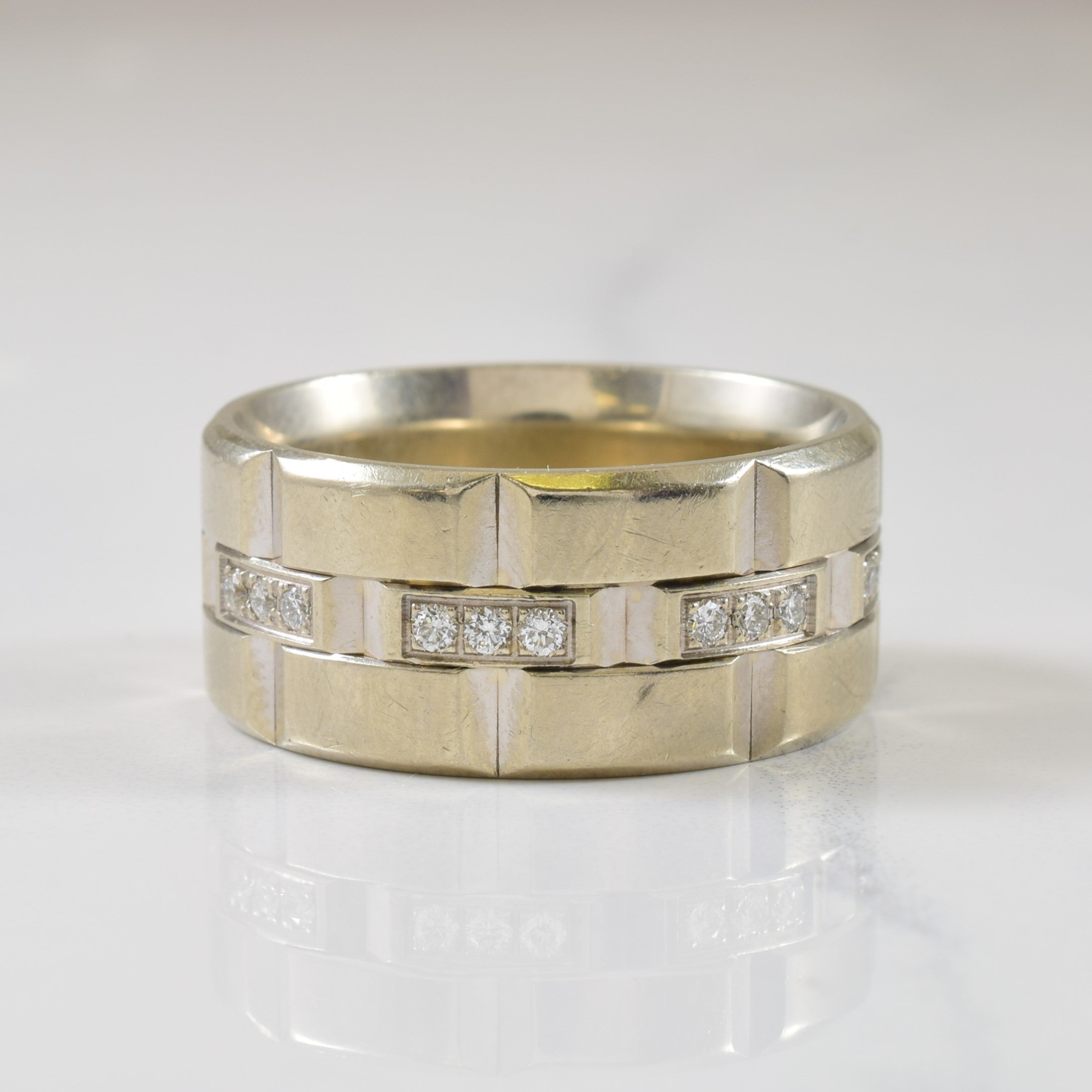 White Gold Diamond Band | 0.50ctw | SZ 11.75 |