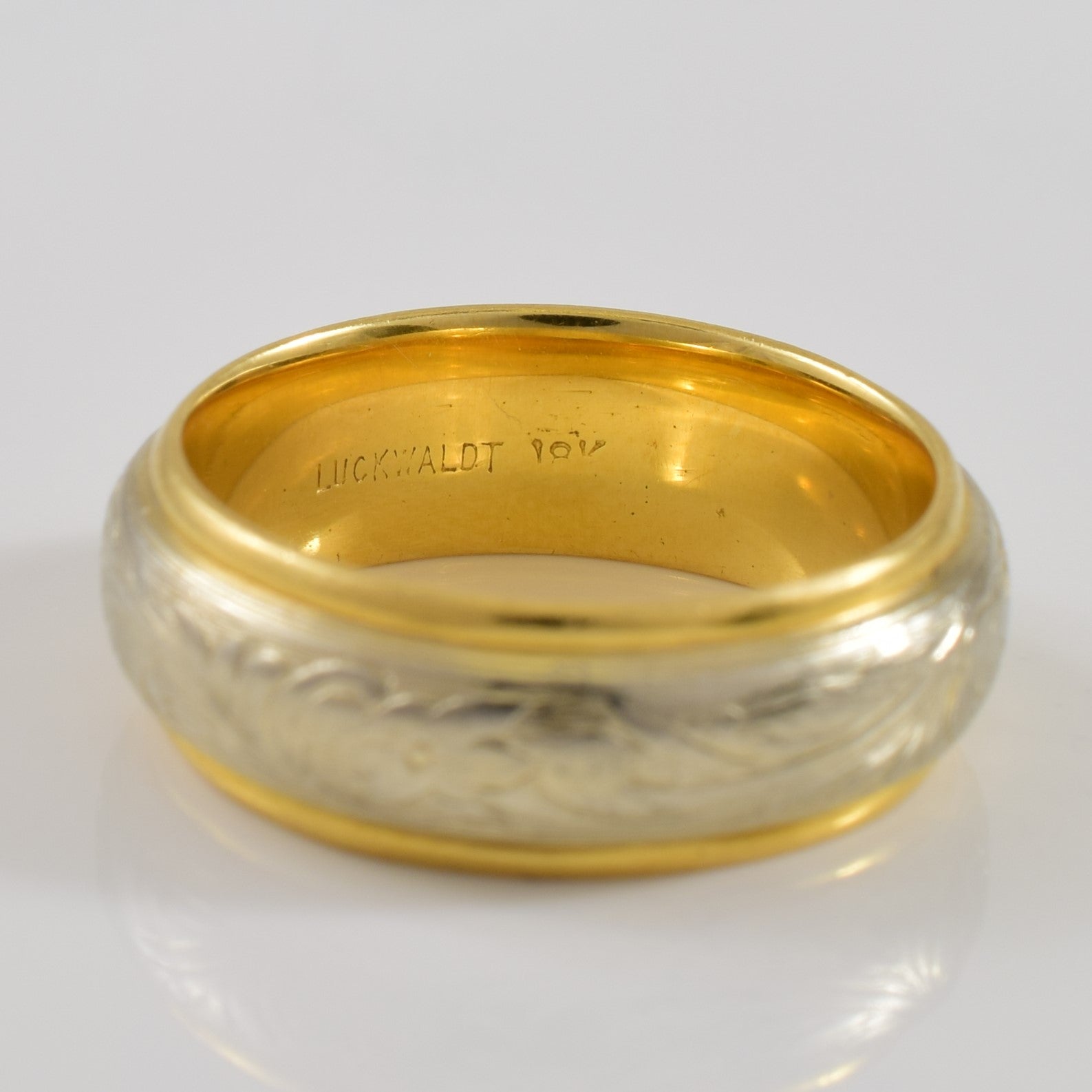 18k Two Tone Ring | SZ 5.25 |