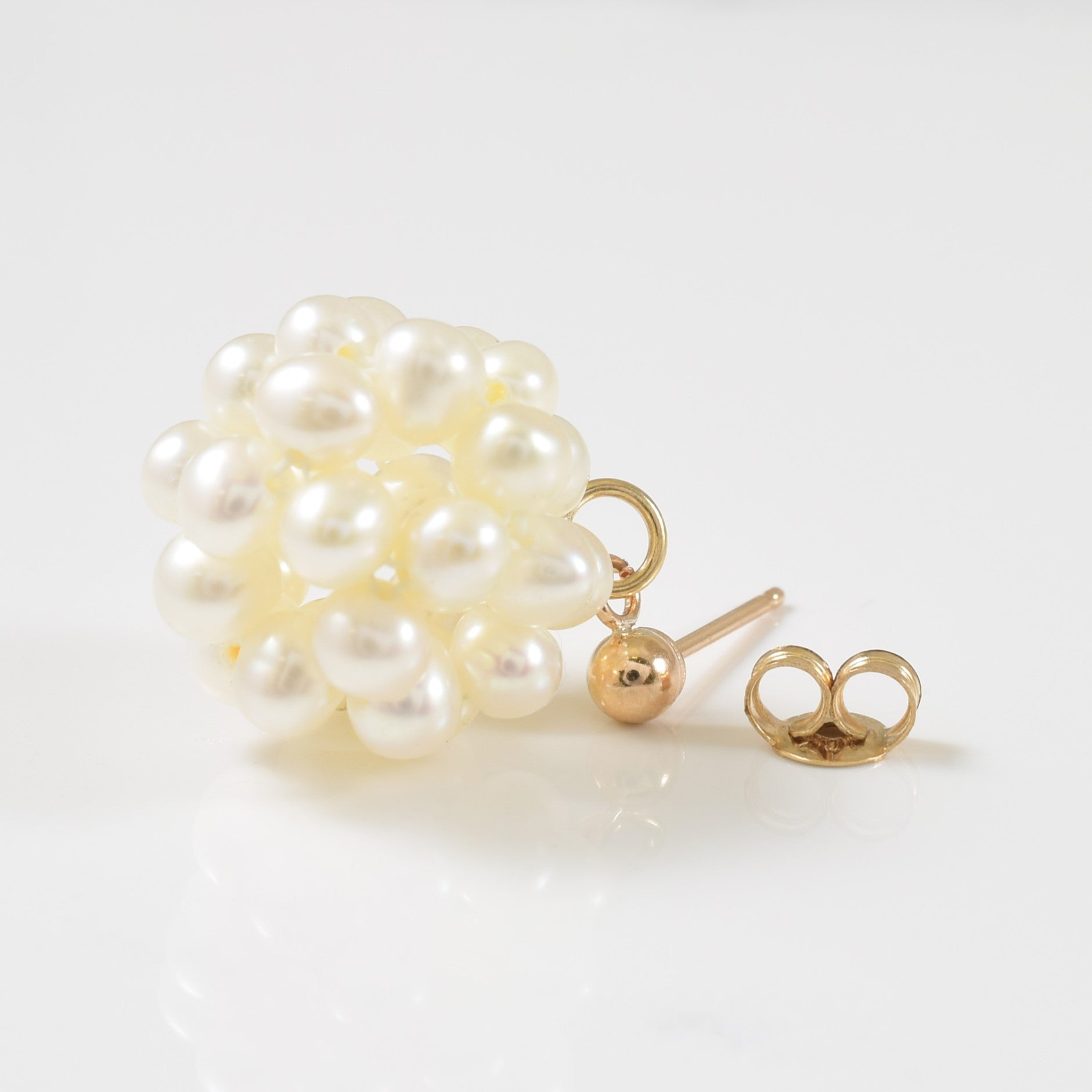 Baroque Cultured Pearl Stud Earrings | 17.00ctw |