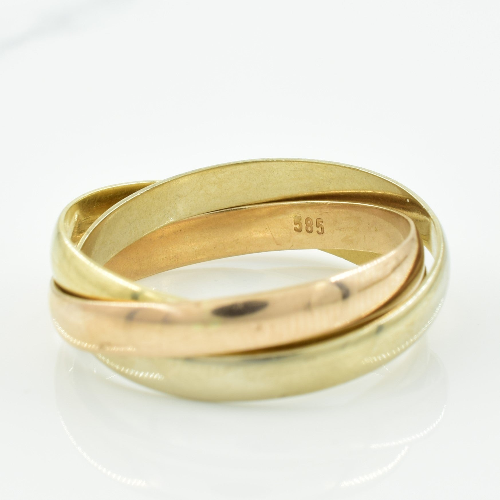 14k Tri Tone Gold Ring | SZ 8 |
