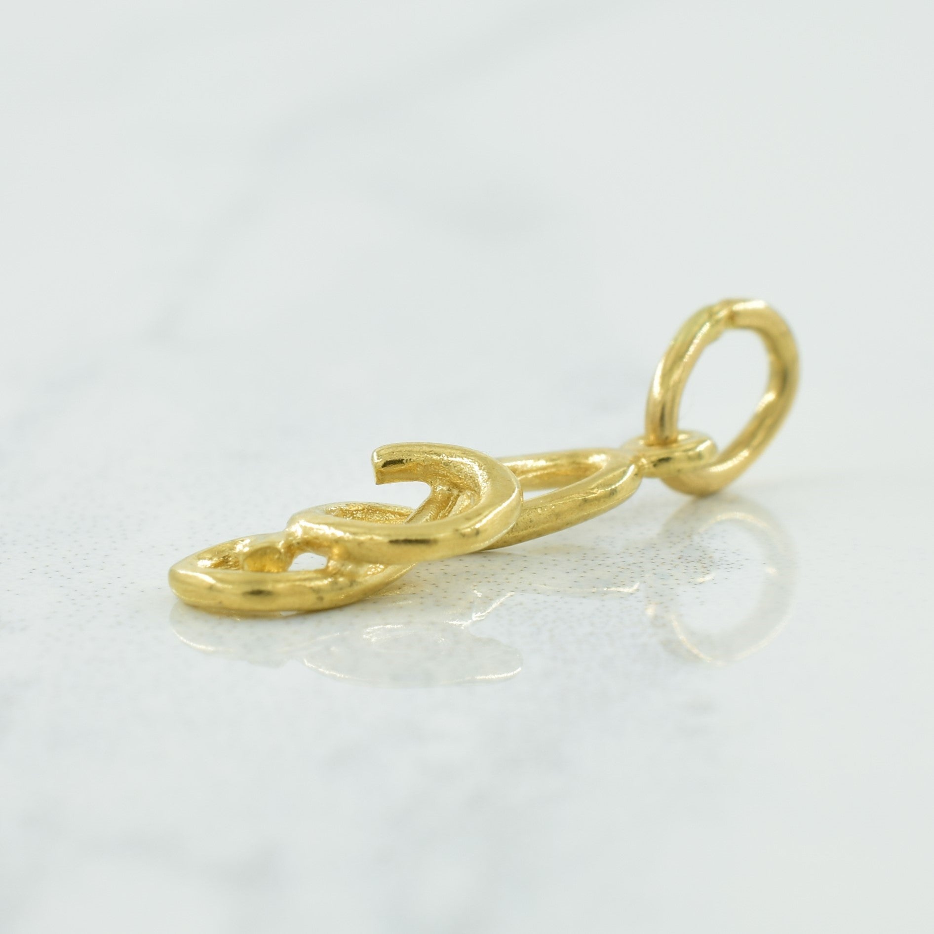 10k Yellow Gold Treble Clef Charm |