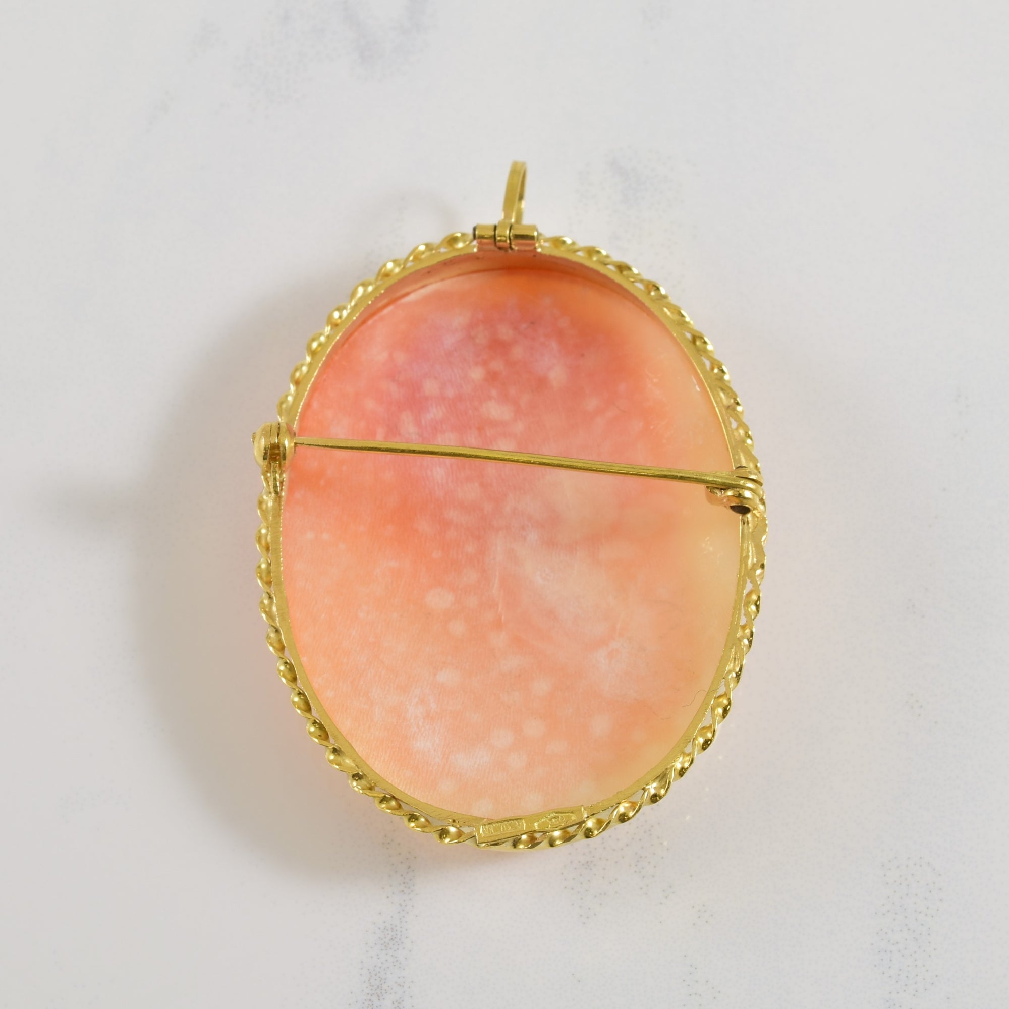 Cameo Shell Brooch/Pendant | 20.00ct |