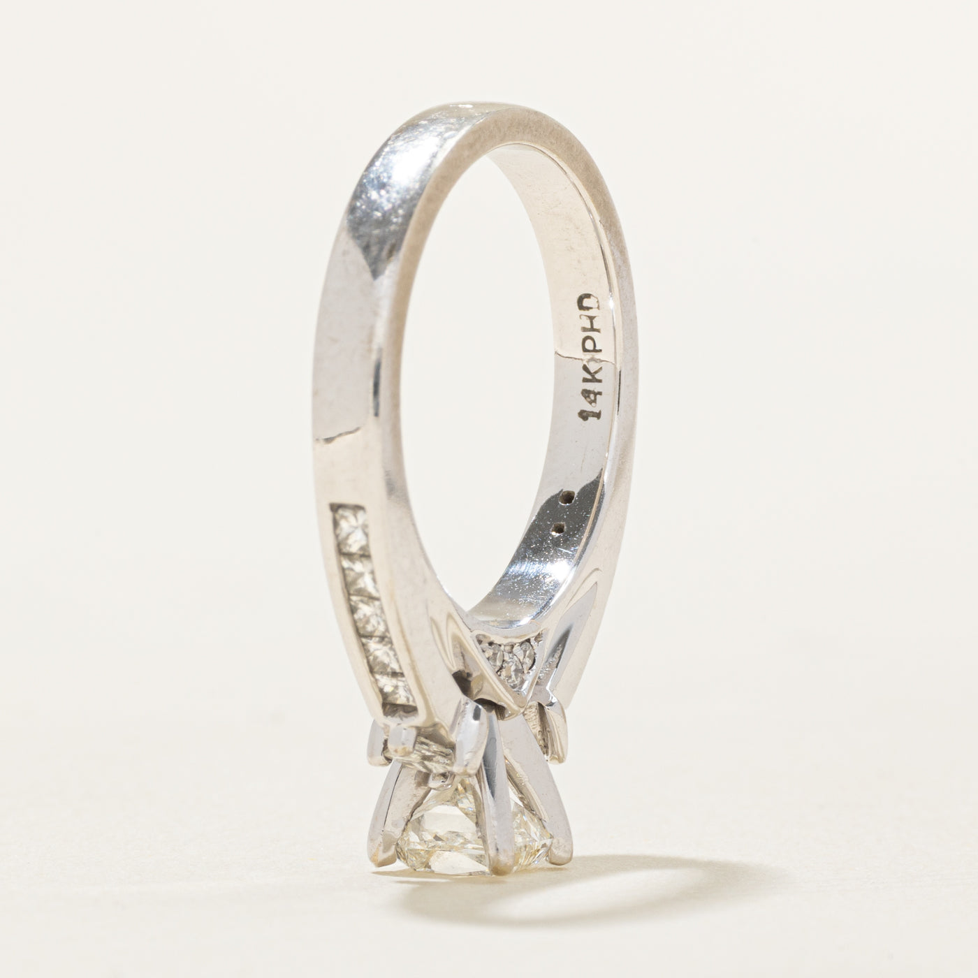 Princess Three Stone Engagement Ring GIA Certified | 1.24 ctw, SZ 6.75 |