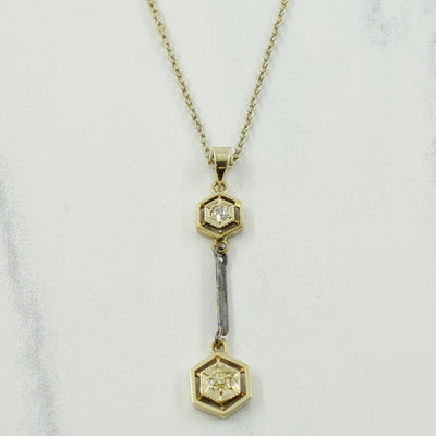 European Cut Diamond Necklace | 0.06ctw | 18