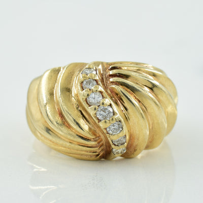 Diamond Wave Ring | 0.20ctw | SZ 6.75 |