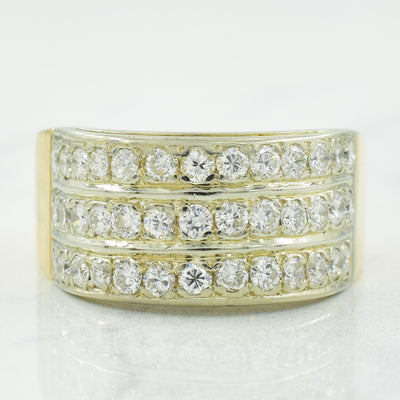 Pave Set Diamond Ring | 1.17ctw | SZ 9.25 |