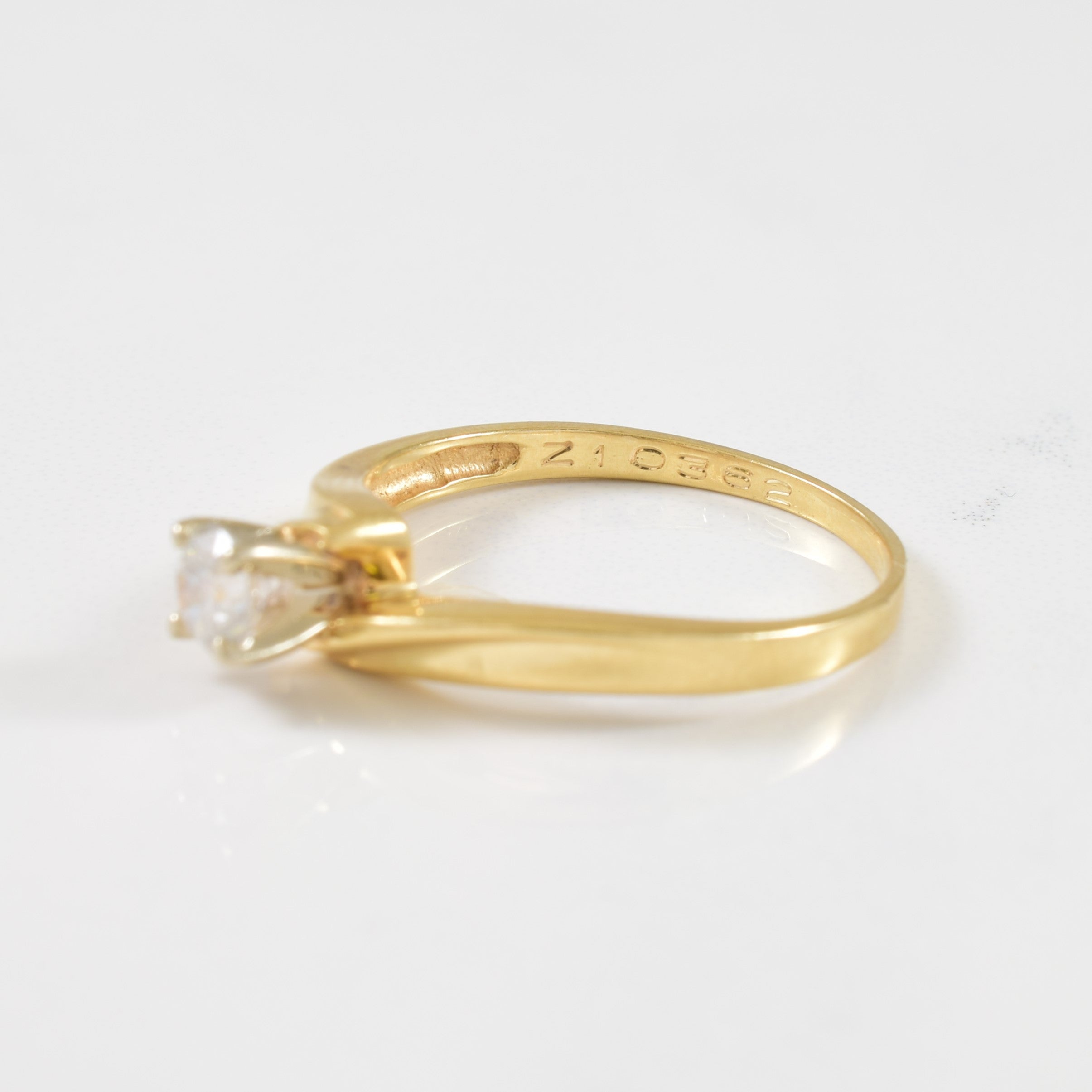 Diamond Bypass Ring | 0.32ct | SZ 7.5 |