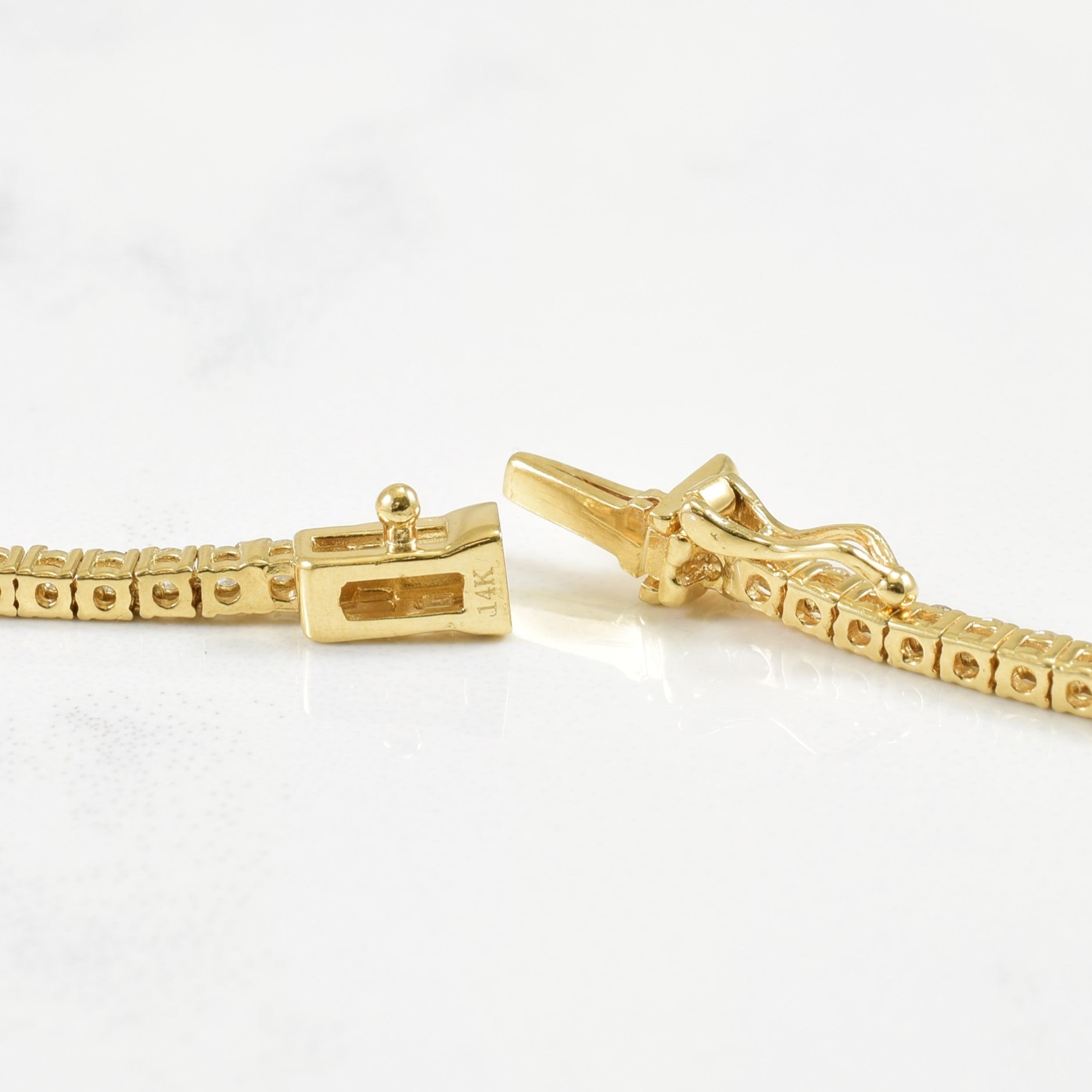 Collier barrette de diamants | 5,00 ct | 18,25" | 