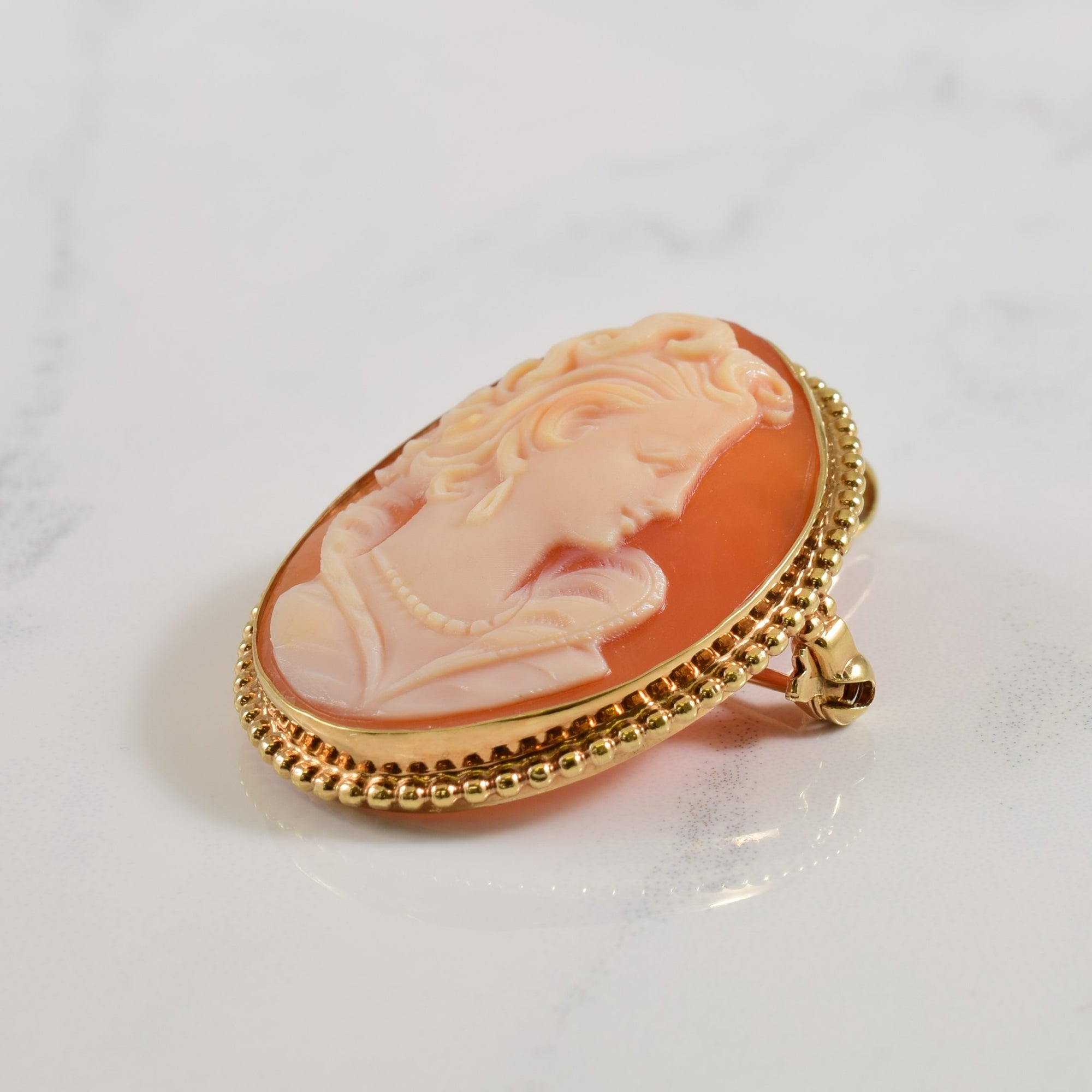 Cameo Shell Brooch/Pendant | 10.00ct |