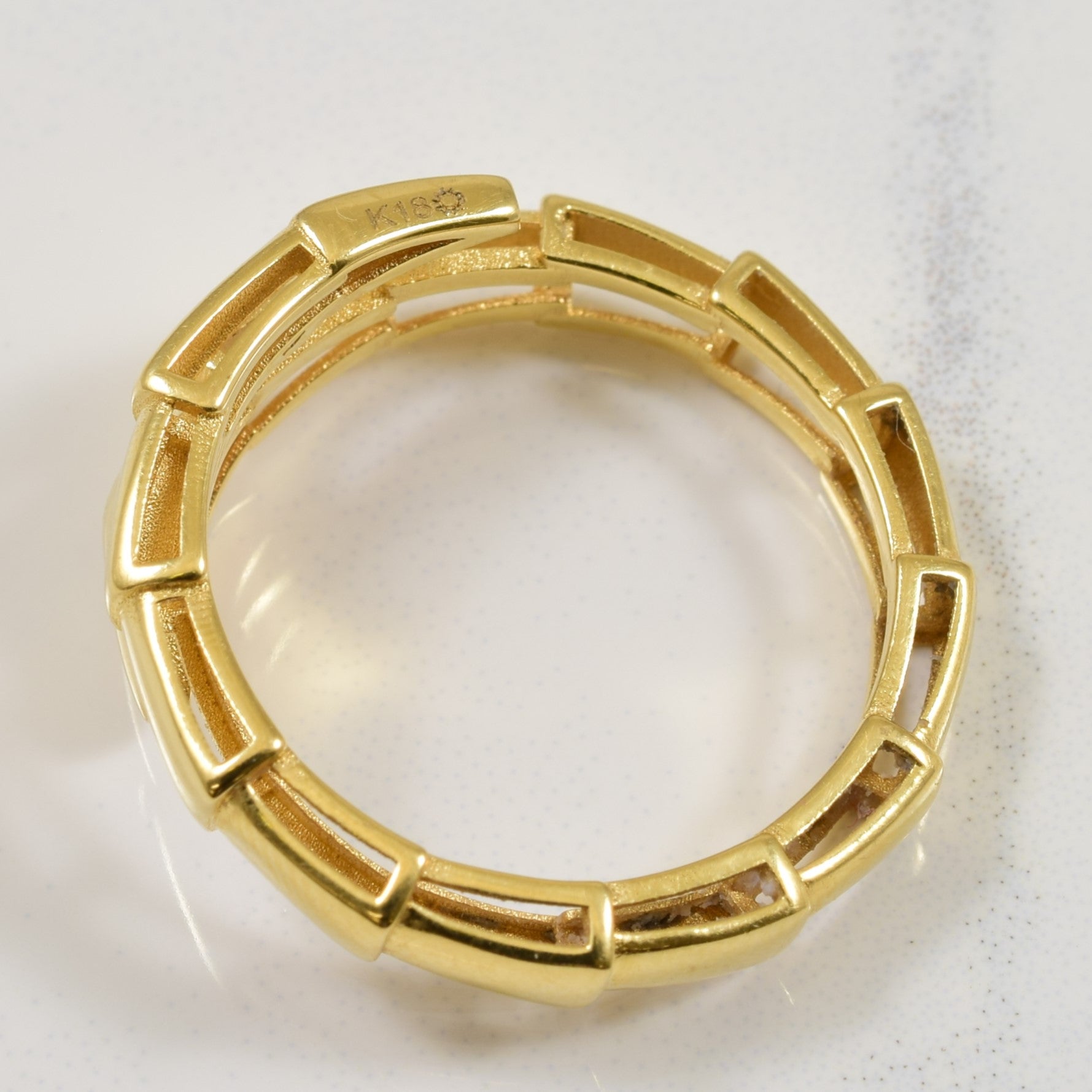 18k Yellow Gold Bypass Snake Ring | SZ 7.5 |
