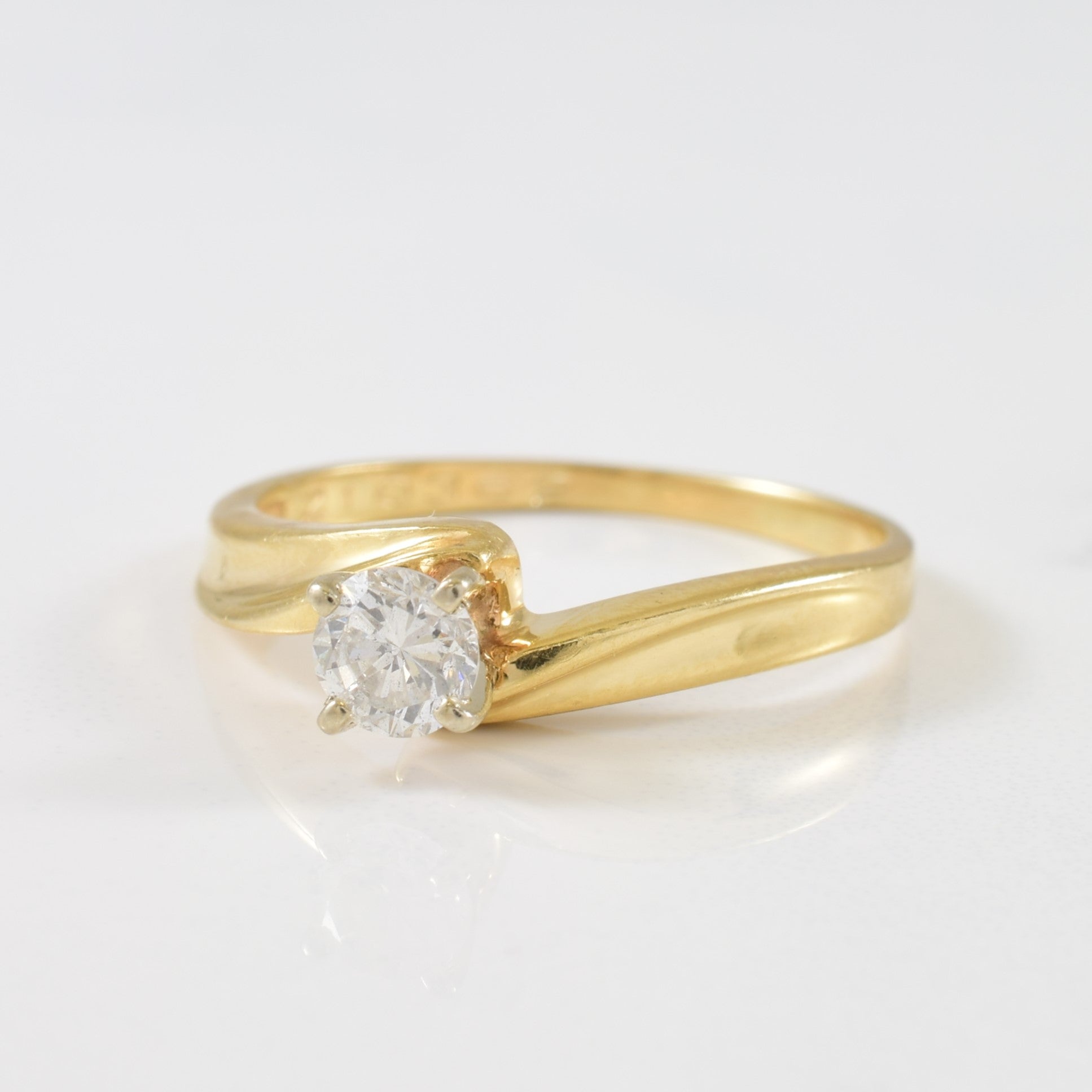 Diamond Bypass Ring | 0.32ct | SZ 7.5 |