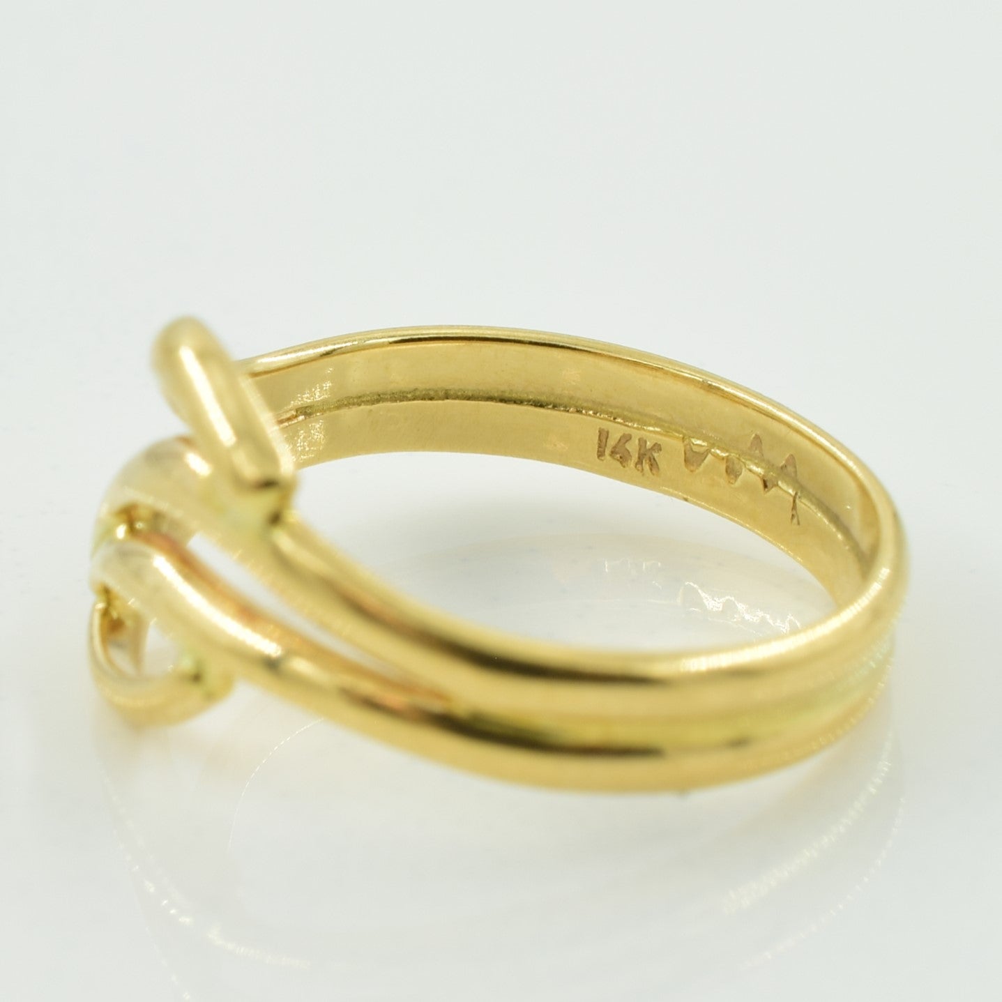 14k Yellow Gold Abstract Ring | SZ 2.75 |