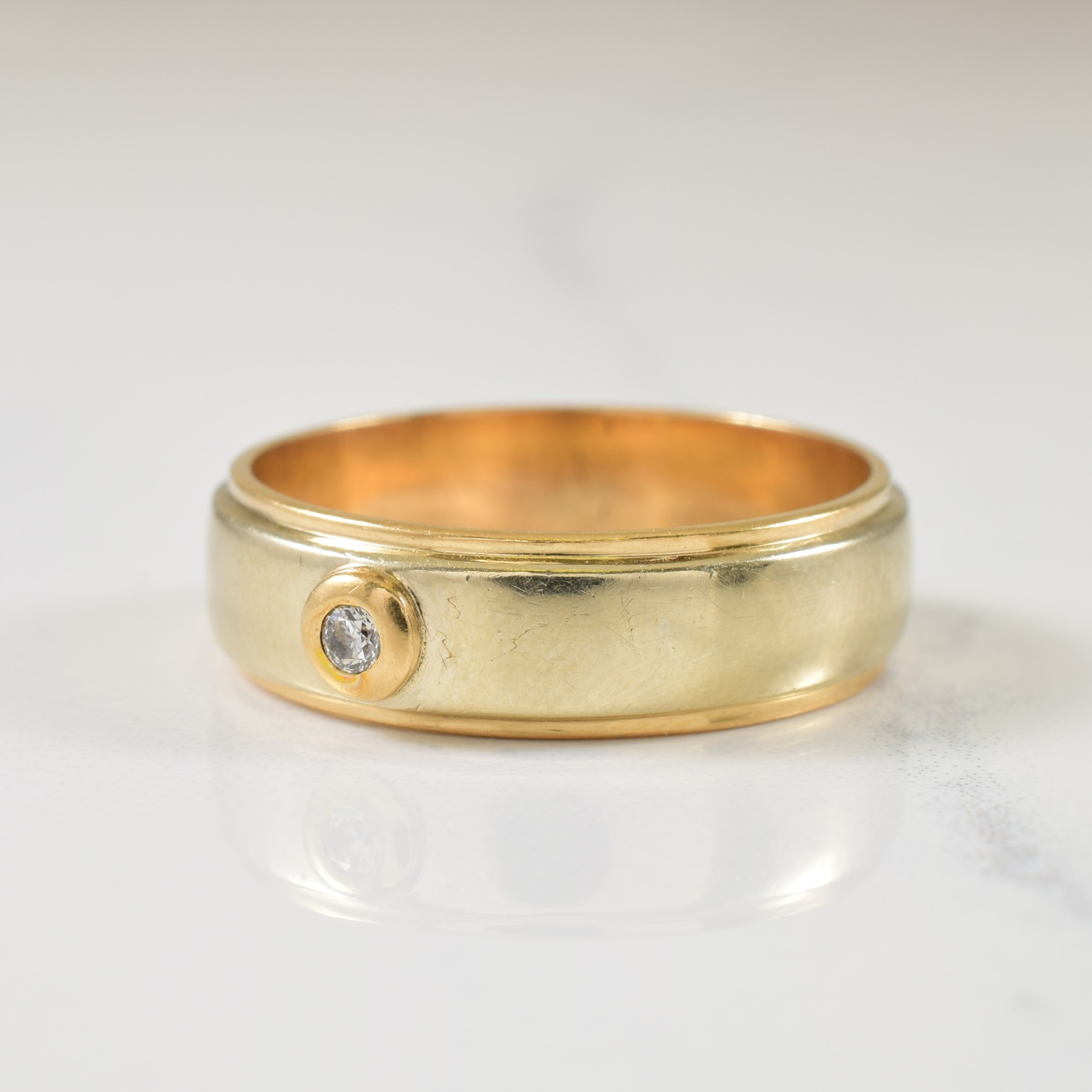 Two Tone Diamond Ring | 0.04ct | SZ 11.5 |