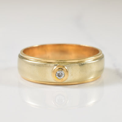 Two Tone Diamond Ring | 0.04ct | SZ 11.5 |