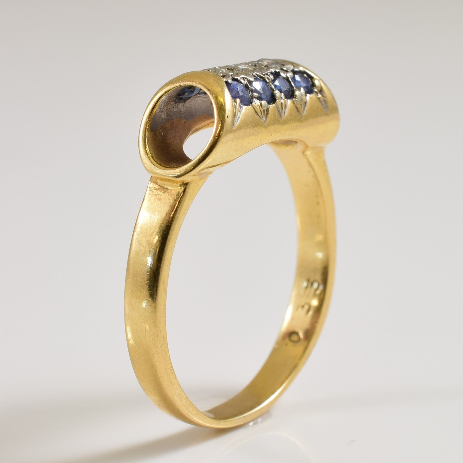 Sapphire & Diamond Ring | 0.28ctw, 0.06ctw | SZ 6.75 |