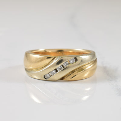 Channel Set Diamond Ring | 0.15ctw | SZ 10 |