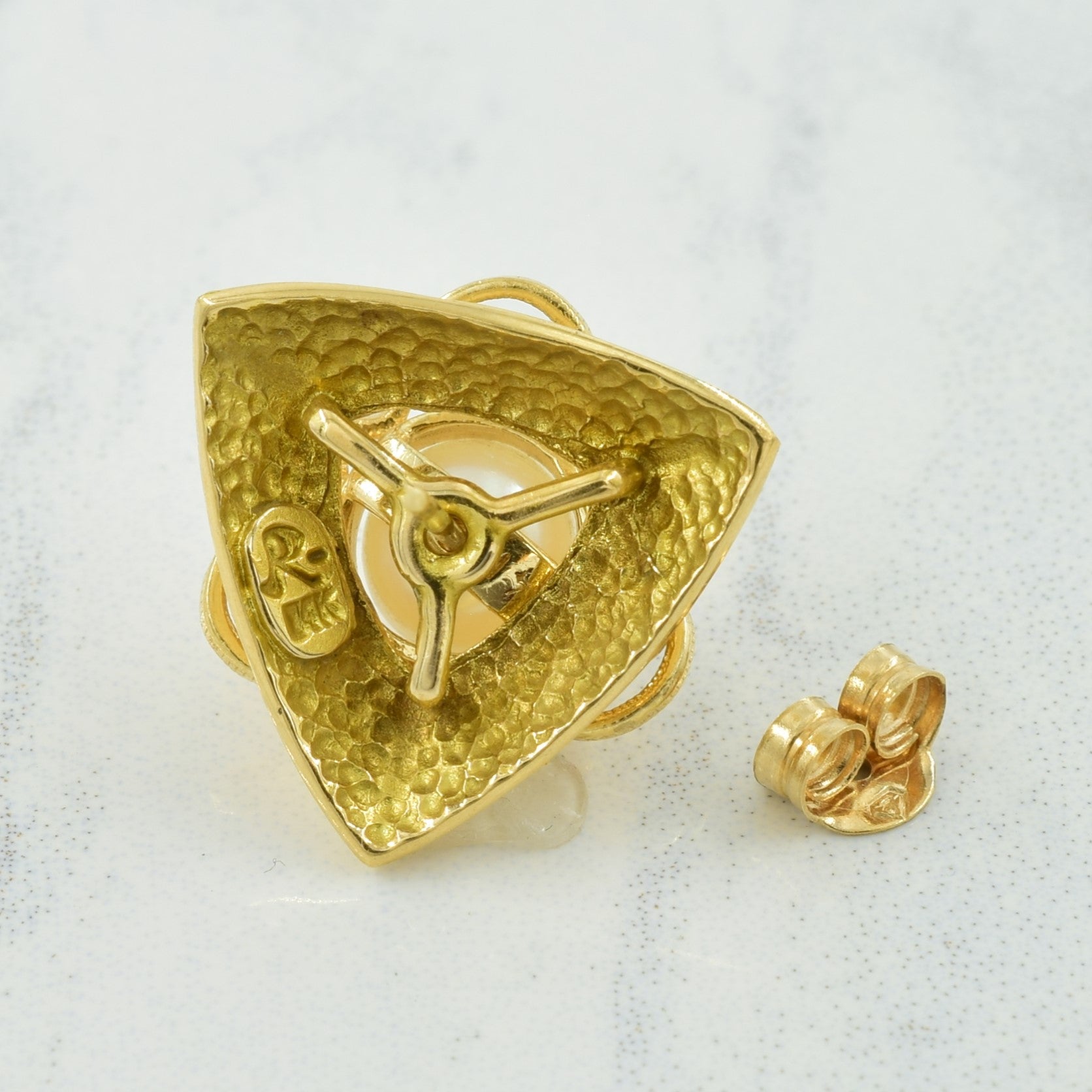 Boucles d'oreilles trois pièces en perles | 3,00 ctw | 