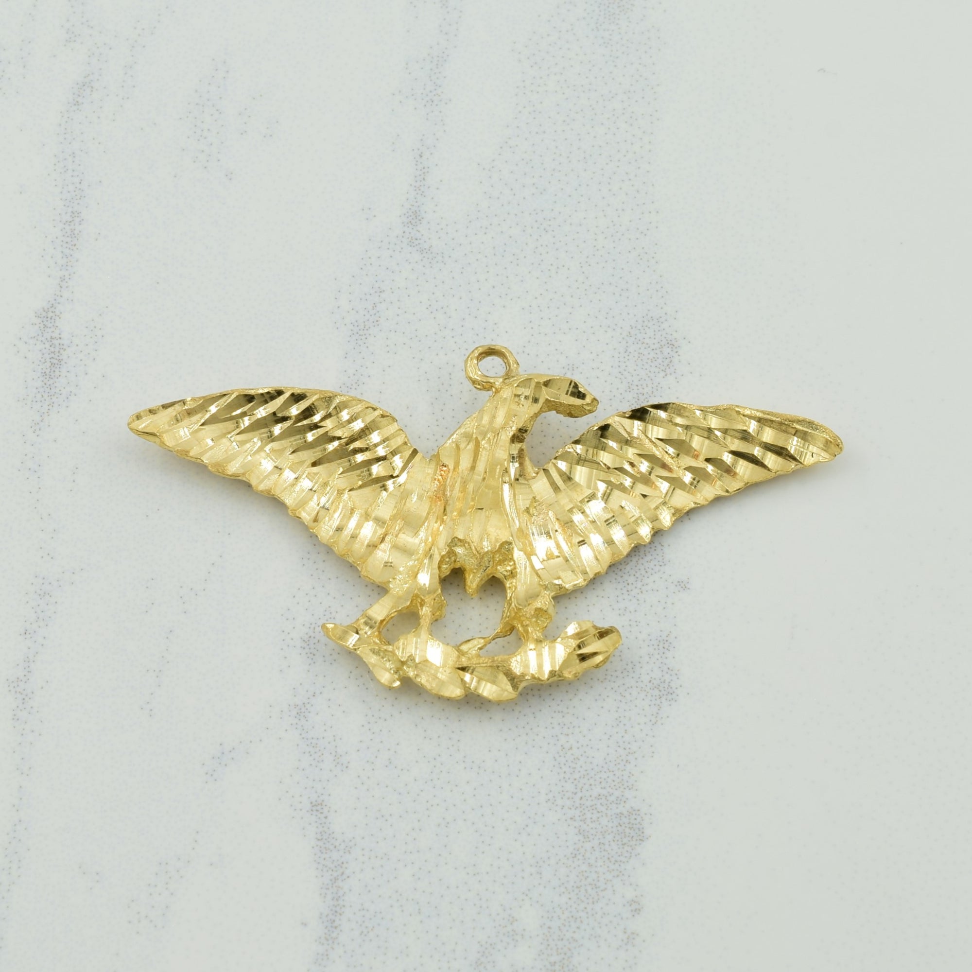 10k Yellow Gold Eagle Charm |