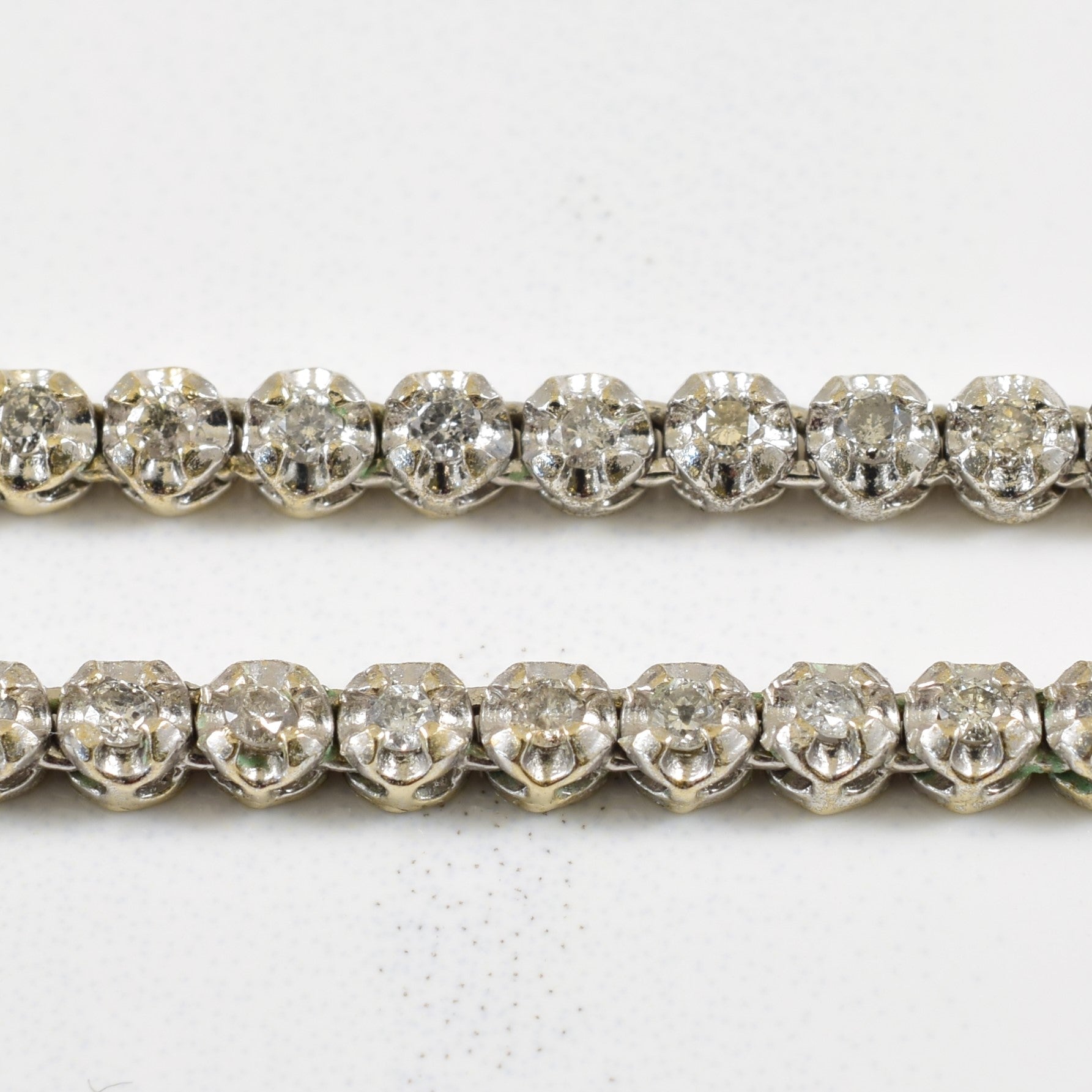 Collier en or blanc 18 carats et diamants | 2,00 ct | 42 cm | 