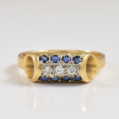 Sapphire & Diamond Ring | 0.28ctw, 0.06ctw | SZ 6.75 |
