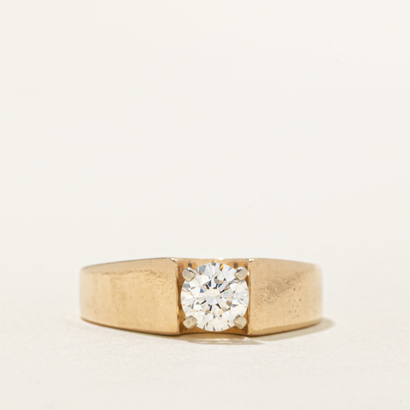Tapered Solitaire Diamond Engagement Ring | 0.60 ct, SZ 7.75 |