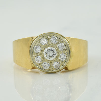 Diamond Cluster Ring | 0.40ctw | SZ 9.25 |