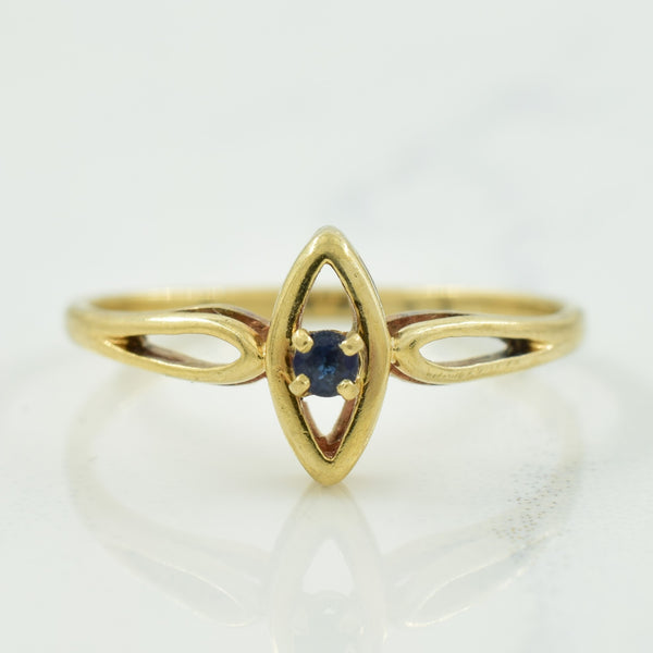 Blue Sapphire Ring | 0.03ct | SZ 6 |