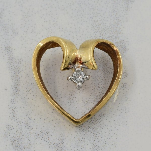 Diamond Heart Pendant | 0.03ct |