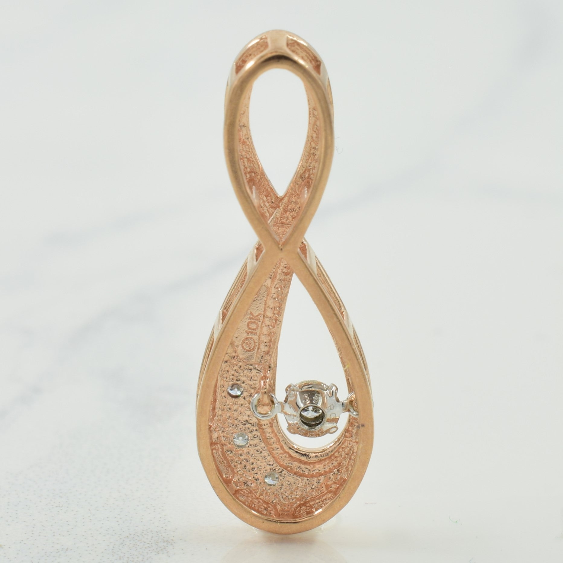 Pendentif Infini en Diamants | 0,05 ct | 