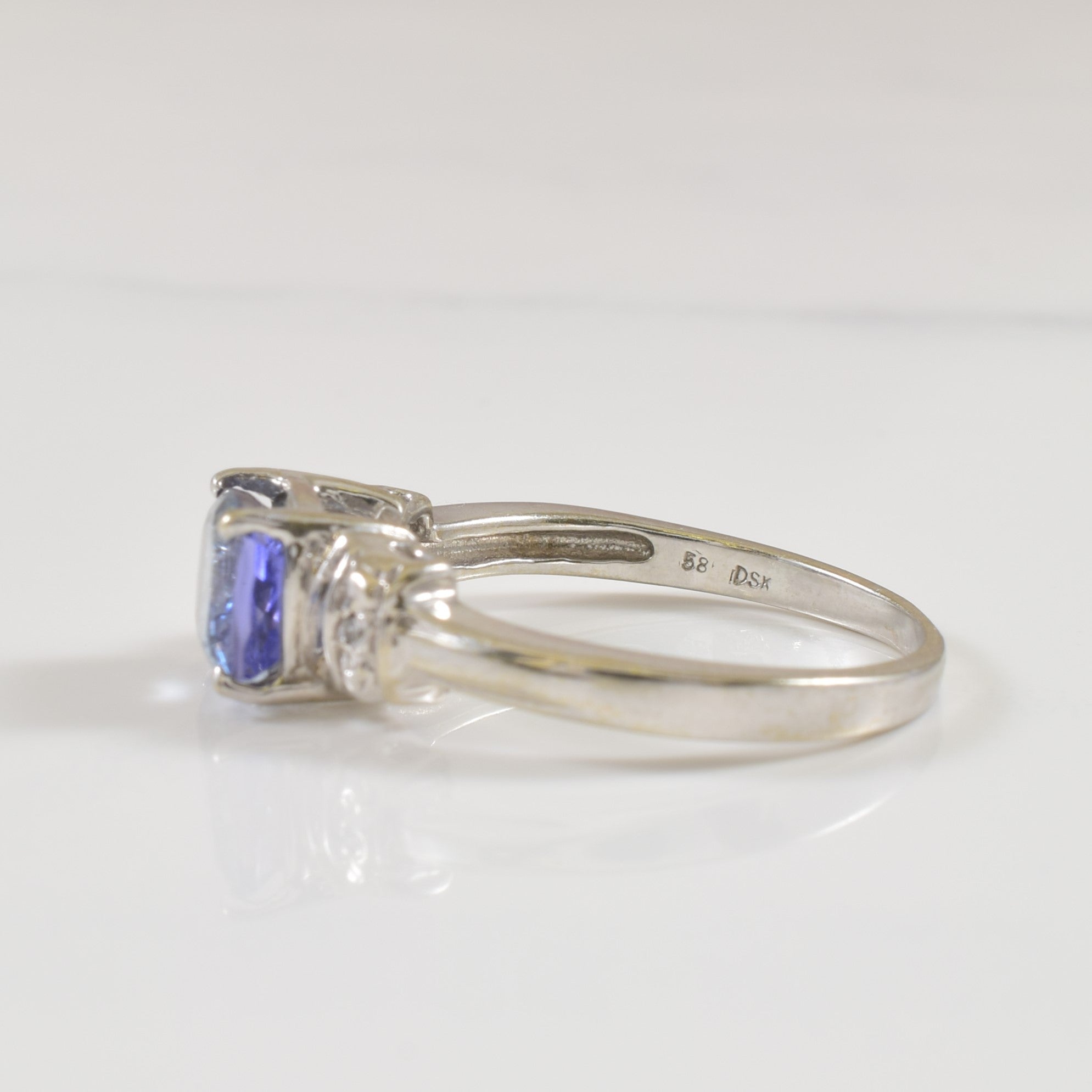 Tanzanite & Diamond Ring | 1.50ct, 0.01ctw | SZ 7 |