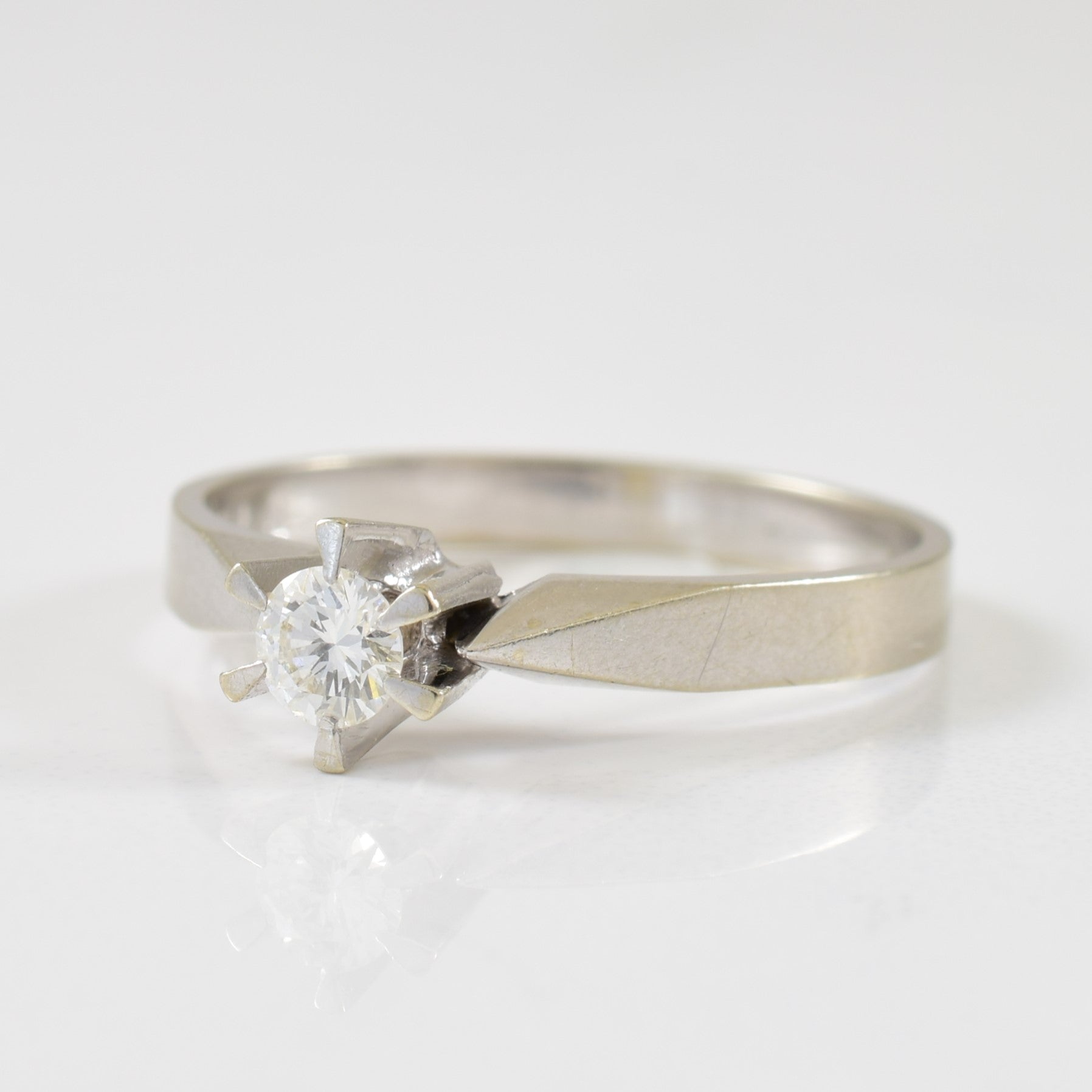 Diamond Solitaire Ring | 0.15ct | SZ 7 |