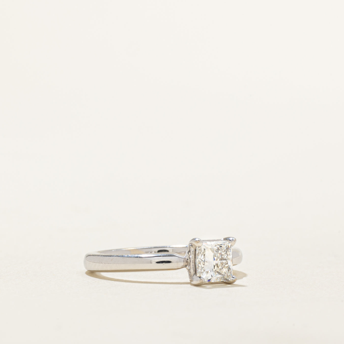 Solitaire Princess Diamond Engagement Ring | 0.75 ct, SZ 5.25 |