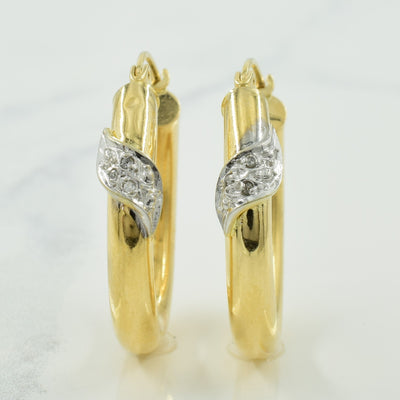 Diamond Hoop Earrings | 0.03ctw |