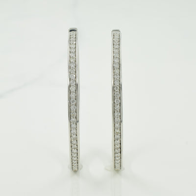 Diamond Hoop Earrings | 1.00ctw |