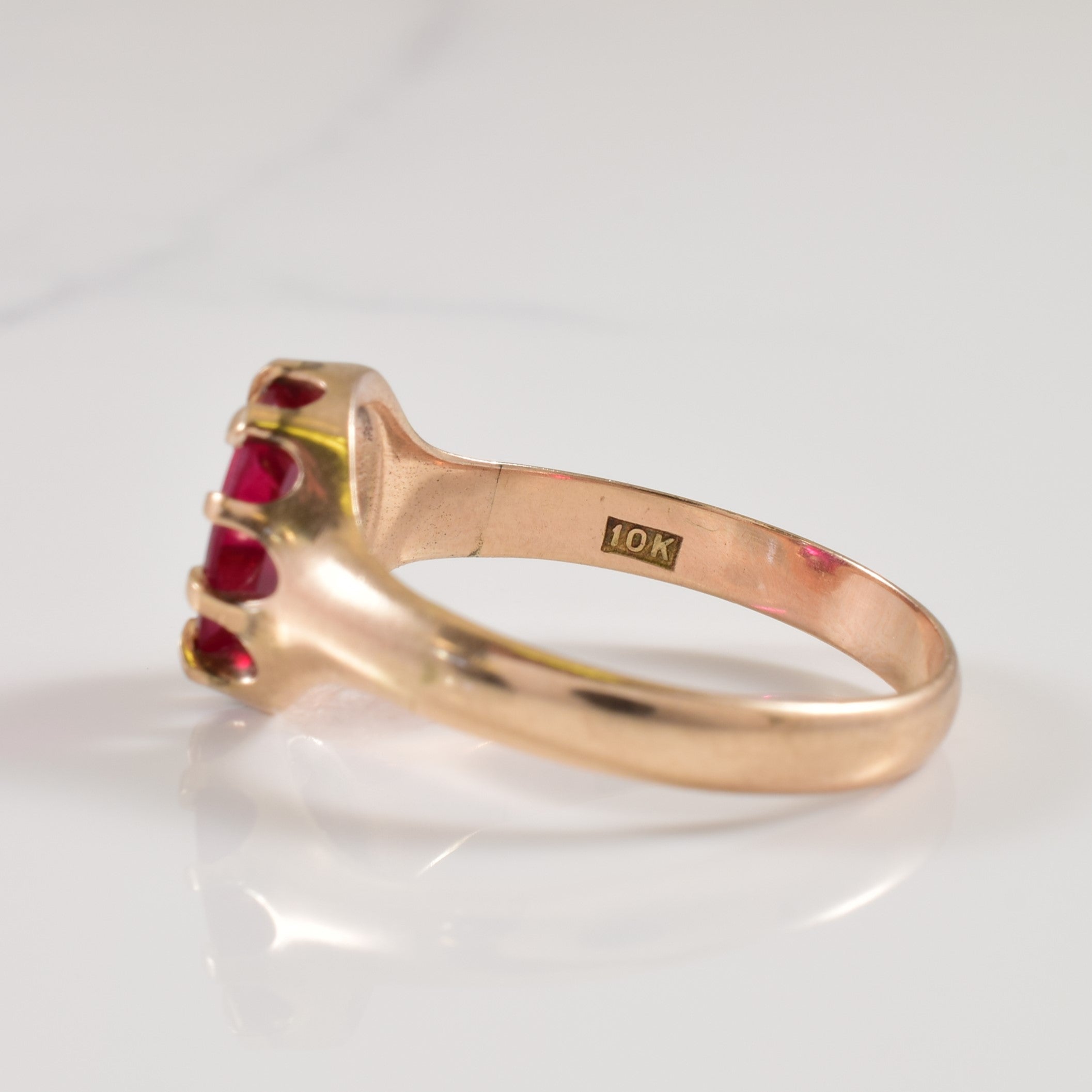 Synthetic Ruby Ring | 2.50ct | SZ 10.5 |