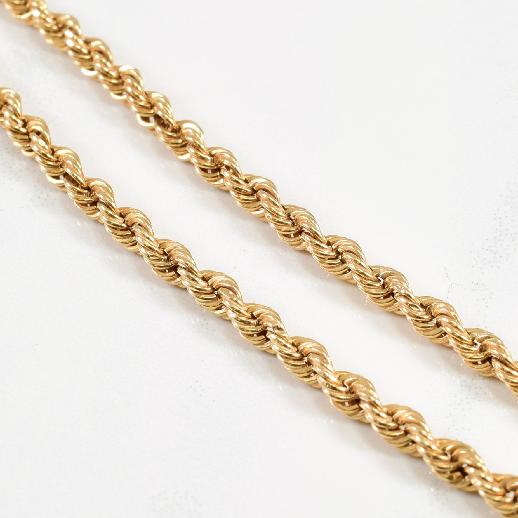 10k Yellow Gold Rope Chain | 19.50